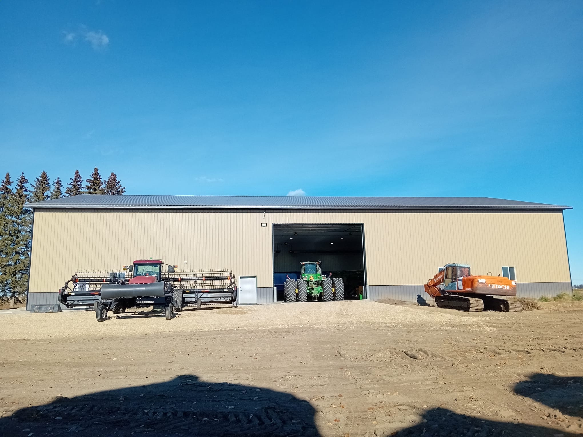 Large agricultural metal building — SHS Insulation project
